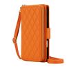 Crossbody peněženkové pouzdro pro iPhone 17 16 15 Pro Max Air 17e 16e 16 15 Plus, s RFID blokováním, na zip, s flip krytem a přihrádkami na karty