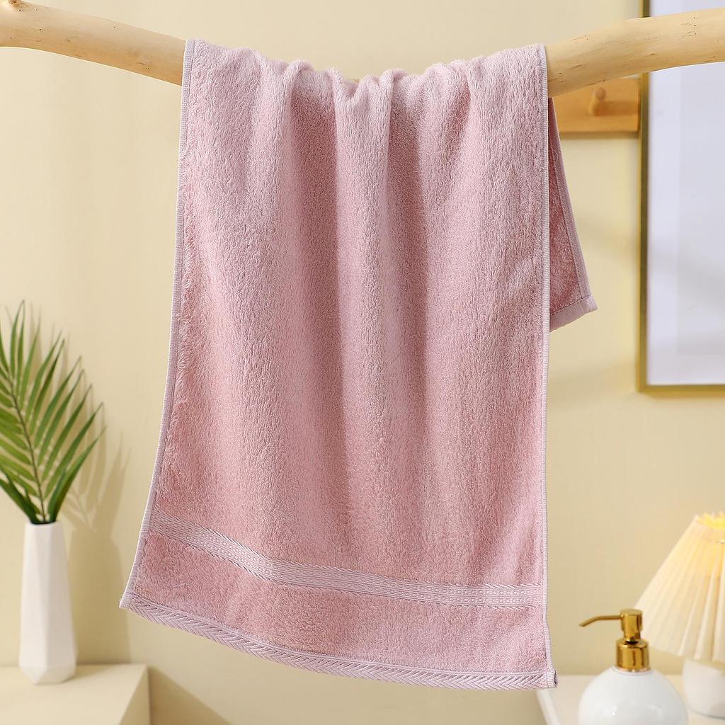 Ręcznik z włókna bambusowego: Chłonny, Trwały, Miękki—Lepszy niż Bawełna. Zawiera darmowy ręcznik do twarzy z węgla bambusowego.