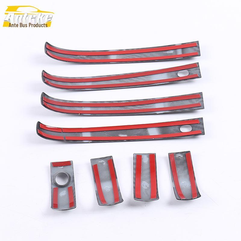 Compatible with 17 Grand Cherokee Models: Door Handle Trim & Armrest Sticker Set