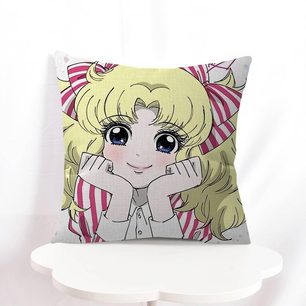Manga Candy Cartoon Cushion Cover Pillow Cover Decor Pillowcase Printed Cushion Case For Couch