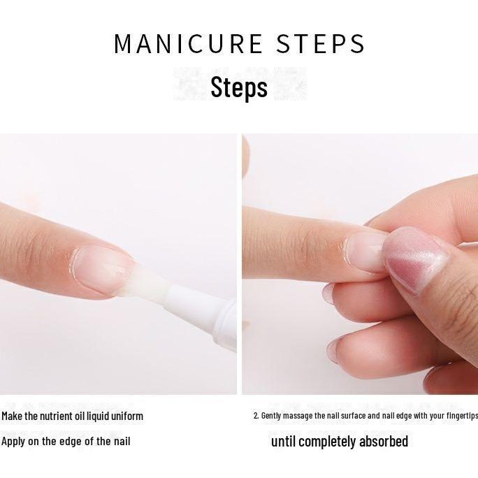 Nail Art Tools: Nourishing Nail Oil Pen for Moisturizing, Exfoliating, and Anti-Barb Care