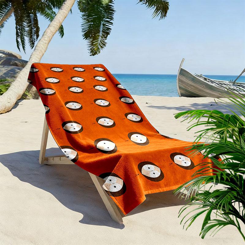 Kenny McCormick Print Beach Towel, Large Soft Quick Dry Towel for Beach Camping Swimming