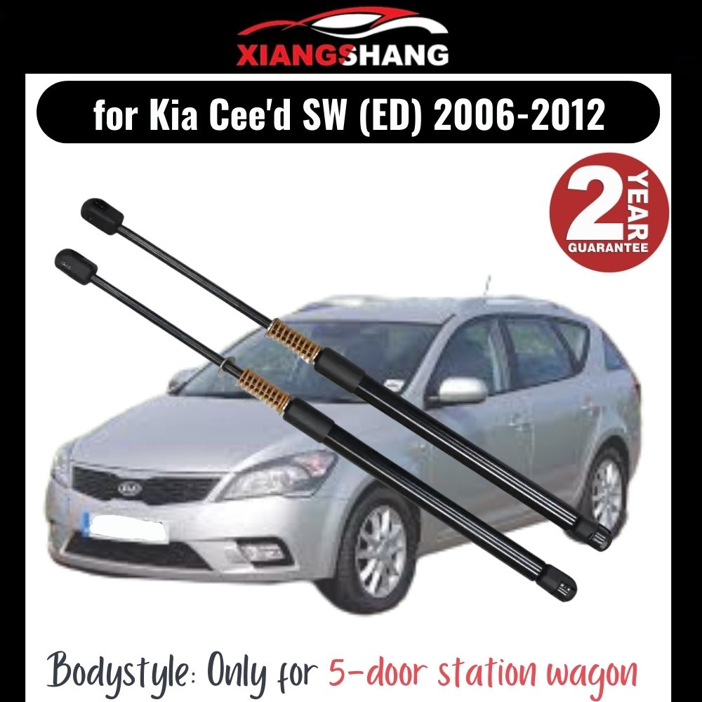 2pcs Rear Auto Open With Spring Damper for Kia Cee'd SW (ED) Sportswagon 2006-2012 Trunk Boot Gas Charged Gas Struts