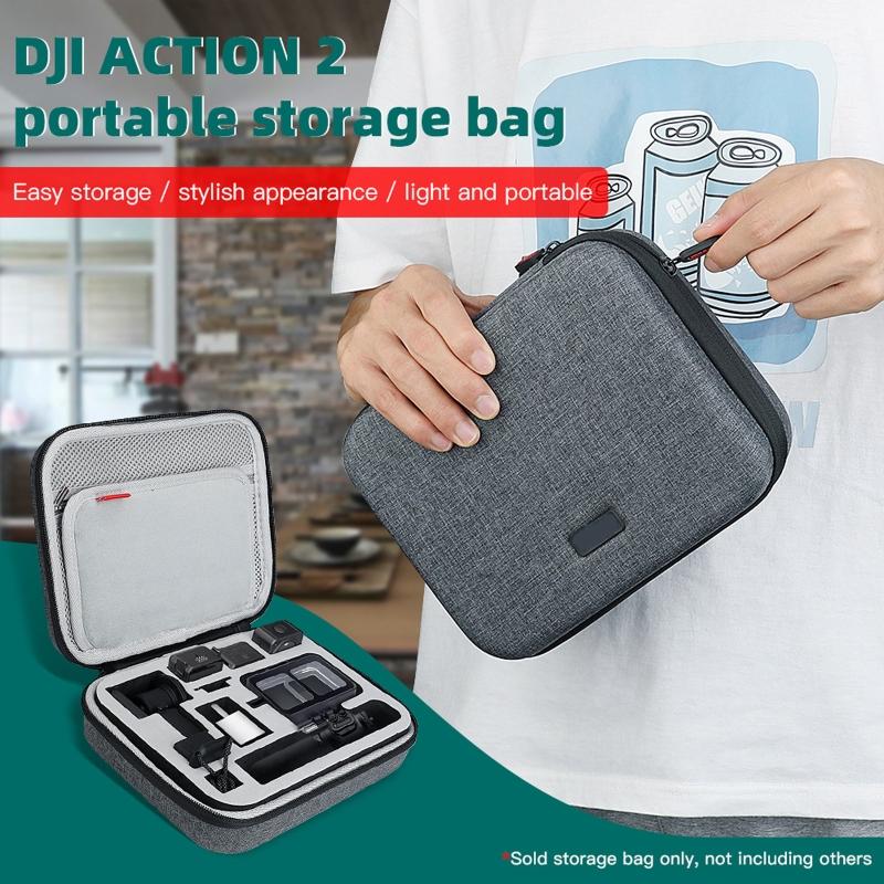 Storage Handbag Travel Carrying for Case Pouch Hard EVA for  Shock-proof Bag for  Action 2 Sports Camera Accessorie