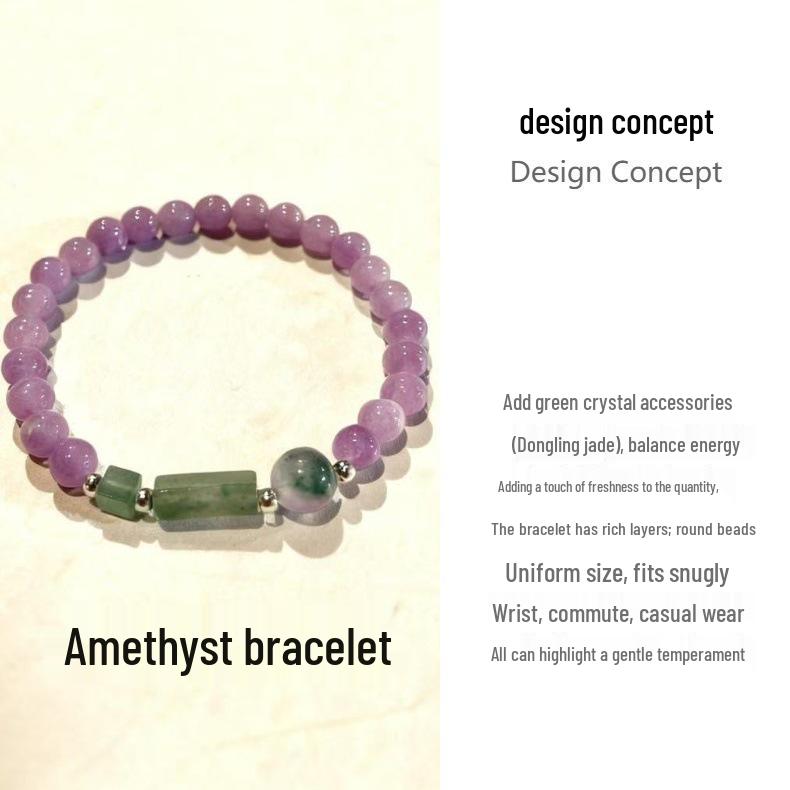 Amethyst Meditation & Soothing Energy Bracelet