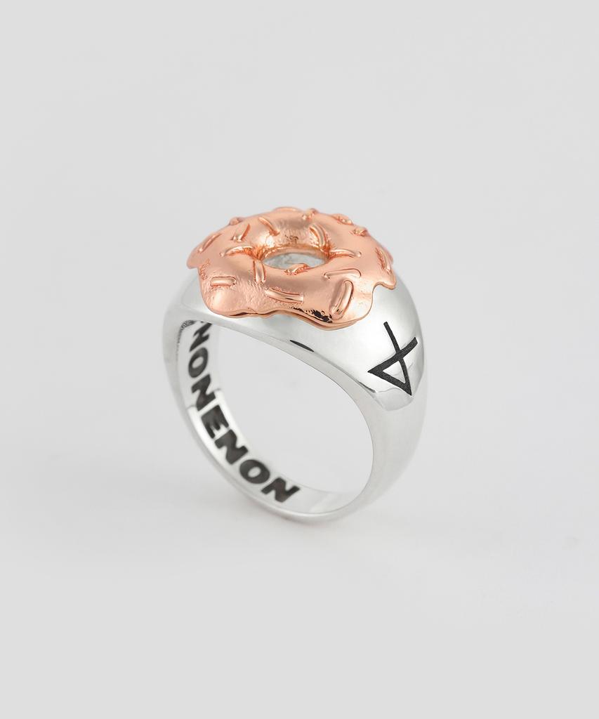 Nonenon Donut Rng Silver925(18K Rosegold Plated)