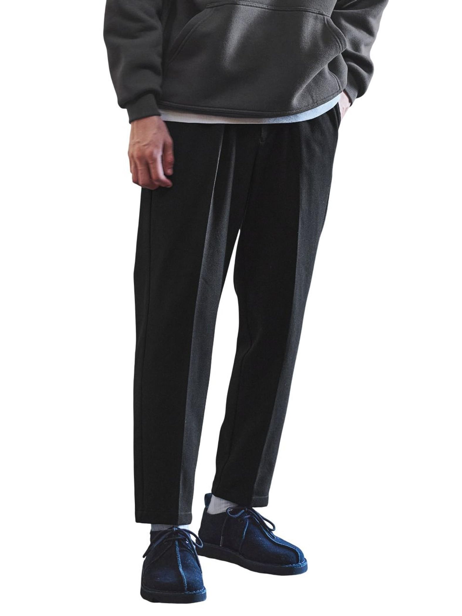 

United Arrows Green Label Relaxing TR Calze Fleece-Lined All My Pants R1-2WAY Stretch - 32141000003 0950 BLACK(09) M