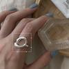 Unique Design Stylish Silver Plated Finger Ring For Women Adjustable And Trendy