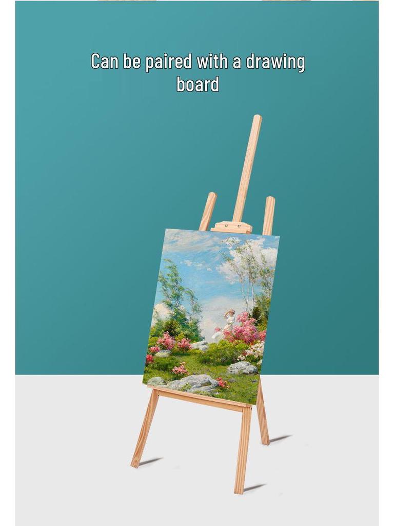 Adjustable Solid Wood Easel: Children's Art, Wedding Display, Sketch & Oil Painting Stand