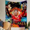 Portugal Super Football Star CR7 Cristiano Ronaldo Anime Tapestry Art Science Fiction Room Home Decor Wall Art Decor