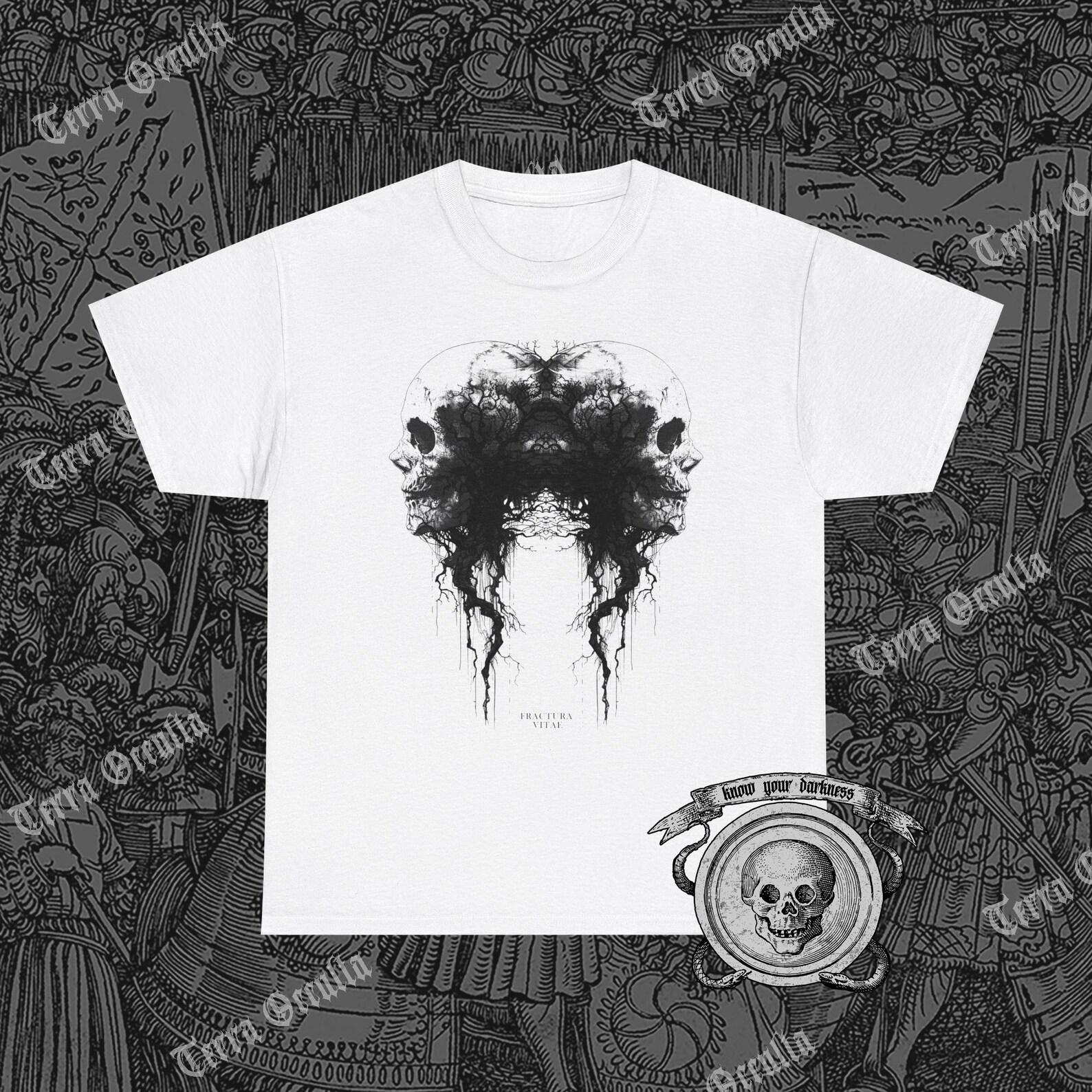 Fractura Vitae Shirt, Memento Mori, Human Skull S