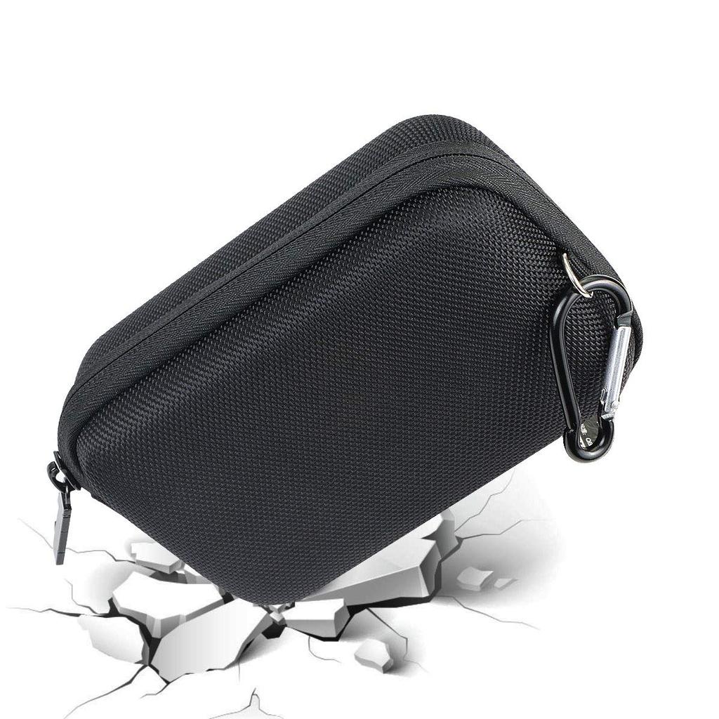 Khanka Protective Storage Case Compatible with RICOH PENTAX Digital Cameras WG-90/WG-80/WG-8/WG-70/WG-60/WG-50/WG-40/WG-30 (Black Zipper)