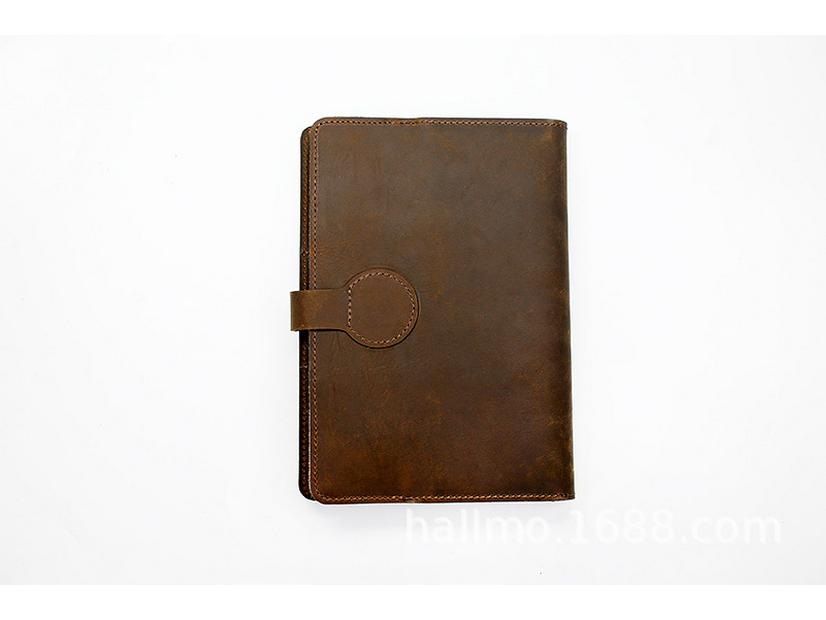 Crazy Horse Leather Retro Bag: Multi-Function Cover for Apple iPad Mini, Notebook, and Cards.