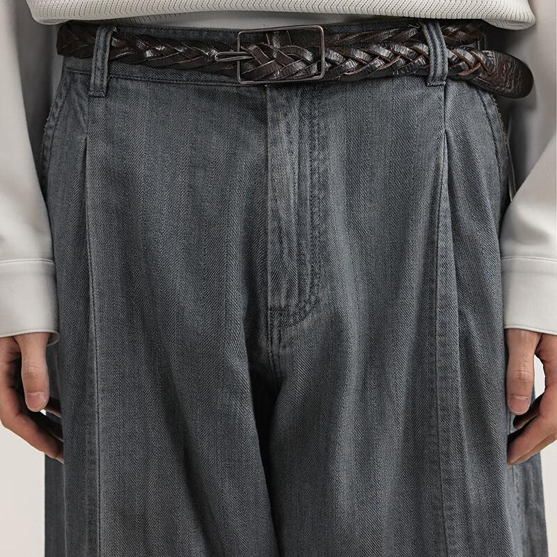 CROQUIS Men's 2025 Spring Wide-Leg Denim Jeans