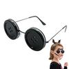 1 ud. Gafas de Botón de Coral Genéricas Accesorio de Disfraz Gafas de Disfraz Gafas de Botón Suministros para Fiesta de Halloween para Adultos y Niños