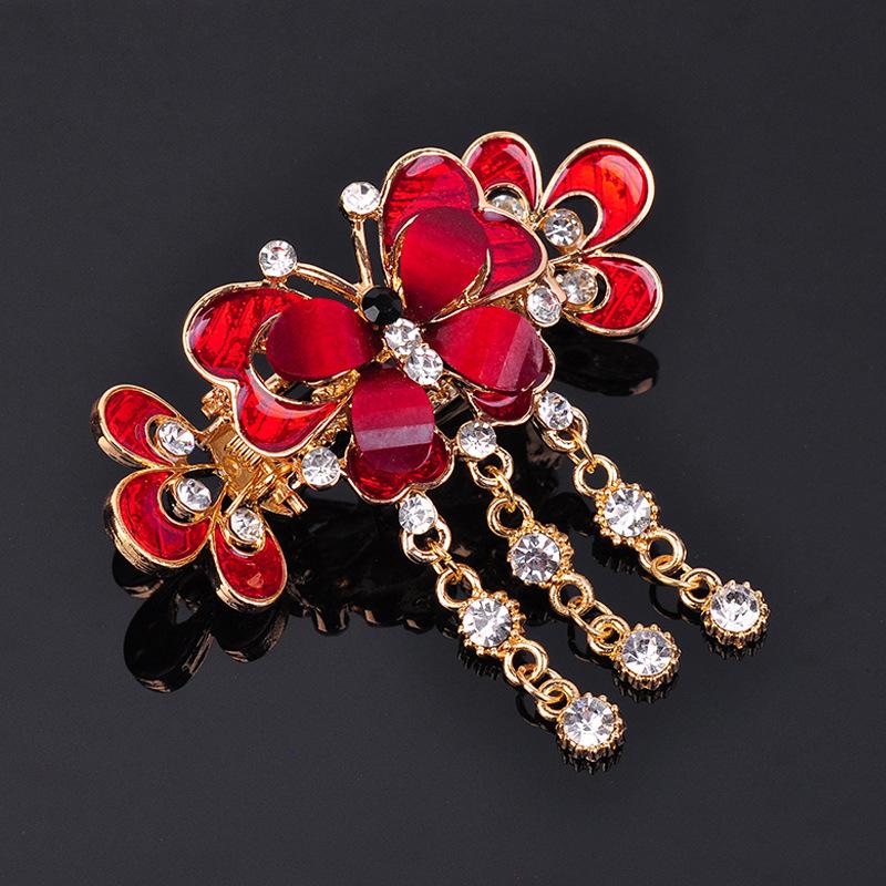 Chinese style flowing hairpin braid hairpin, shark fin hairpin accessory