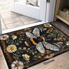 Retro Bee Printed Carpet Plant Printed Anti Slip Indoor Floor Mat Living Room Anti Fading Floor Mat Home Decoration