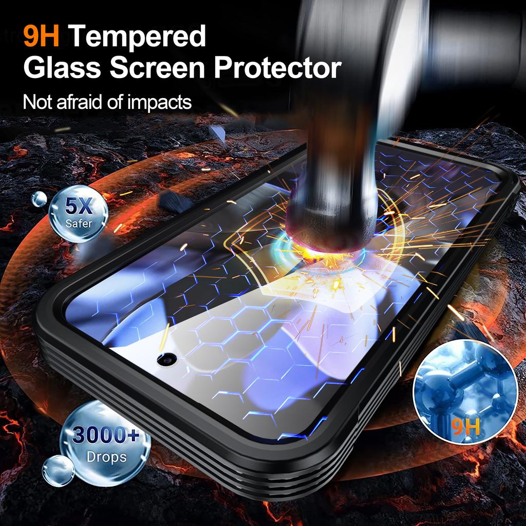 Shellbox Suitable for Google Pixel 10 Pro XL Pixel 8PRO/9A 9PRO XL All Inclusive Phone Case, Anti Drop, Armored Appearance