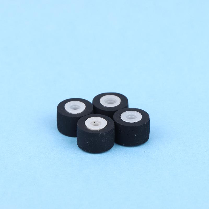 2Pcs 9X7X6X1.5Mm Walkman Tape Drives Pinch Roller Tape Recorder Cassette Player Press Rubber Belt Wheel Pulley