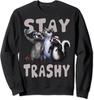 Stay Trashy Funny Fun Raccoon, Opossum, Skunk Unisex Crewneck Sweatshirt