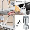 360 Degree Rotating Kitchen Faucet Extender Extension Nozzles Universals Faucet Aerator Splashes Filter Water Saving