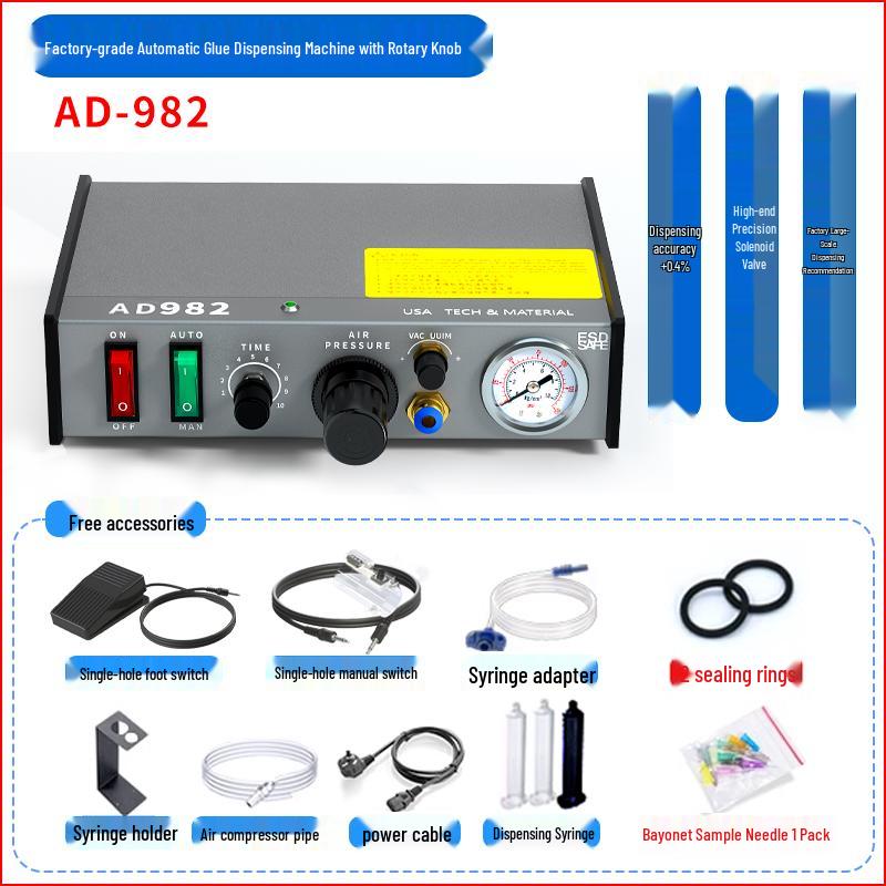 Lanbaowan Fully/Semi-Automatic UV/Silicone Potting & Dispensing Machine with Manual Controller