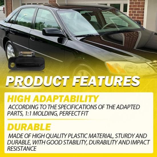 For 2000-2004 Toyota Avalon Non Painted Front & Rear Outside Door Handle Set 4 K