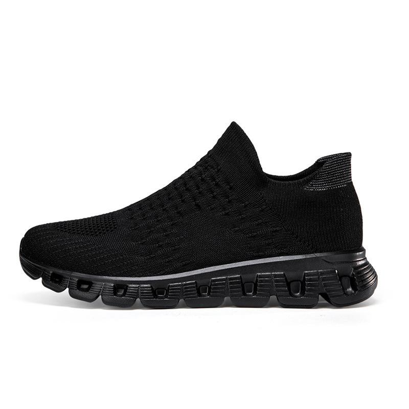 New large size fly-woven soft-soled non-slip breathable socks shoes sneakers 35