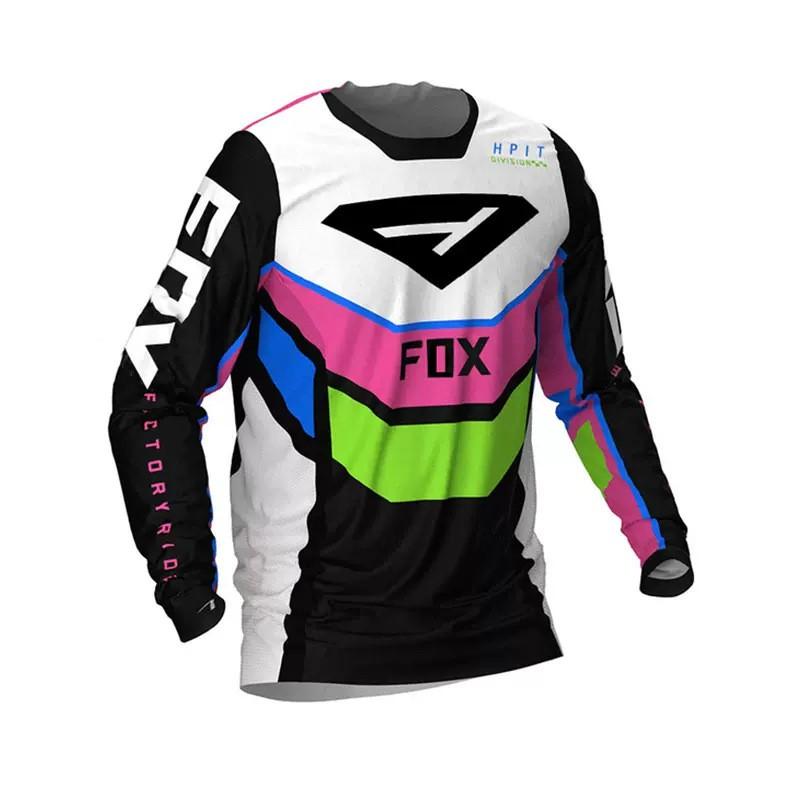 Mens Long Sleeve Cycling Jersey Breathable Quick Dry Mountain Bike Road Trail Riding Shirt