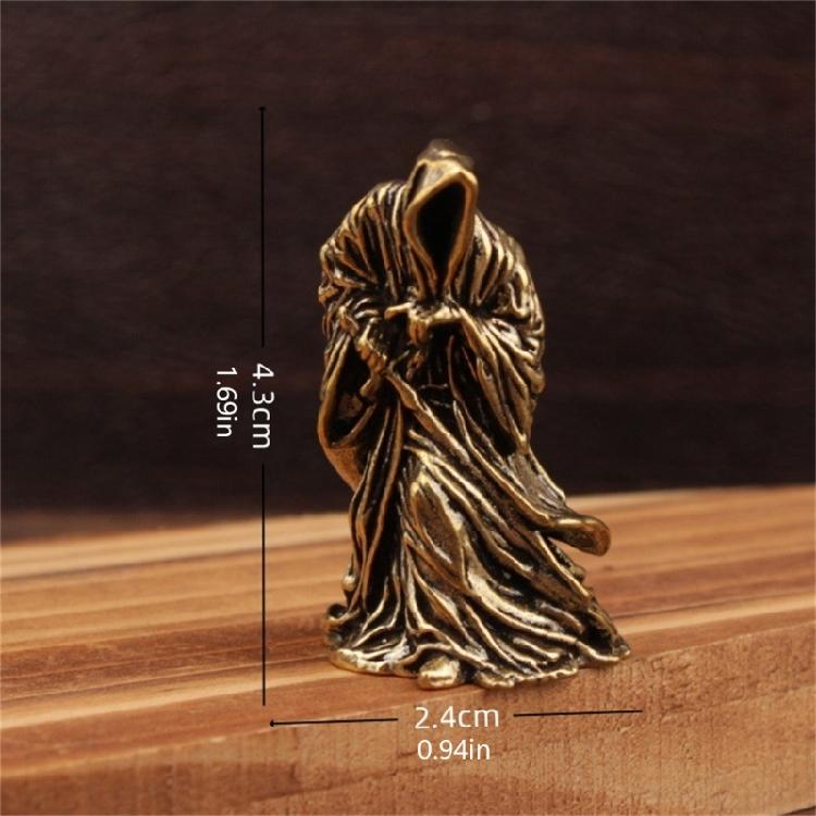 Dark Fighter Bronze Statue Complex Hide Plan Study Desk Decoration Mysterious Home Deck Gift