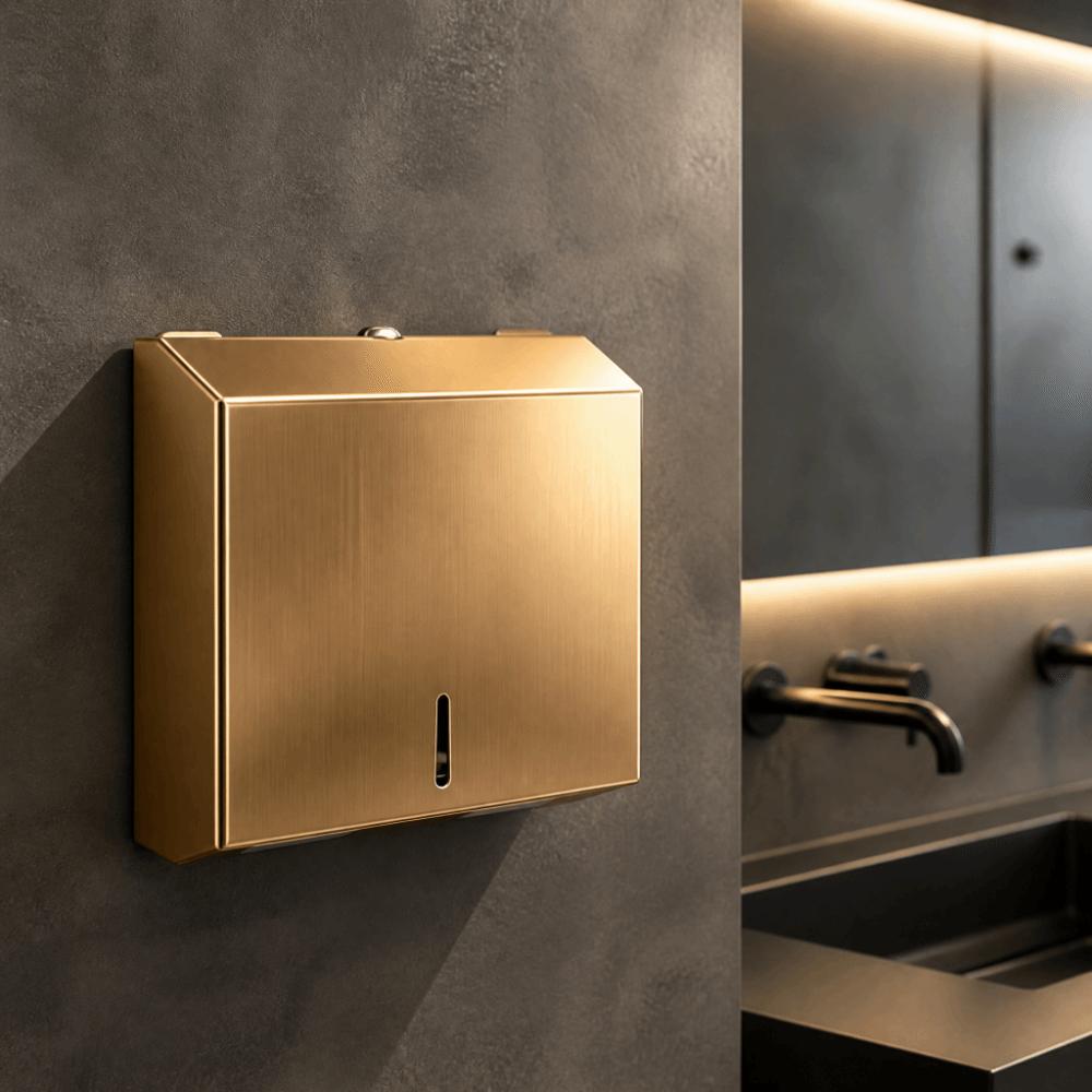 Wall Mount Paper Towel Dispenser Stainless Steel Paper Towel Dispenser  High-Traffic Locations