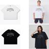 Neues High-End Herren Baumwoll Box-T-Shirt Bedruckt Locker und Hübsch Nische Sommer Kurzarm Top