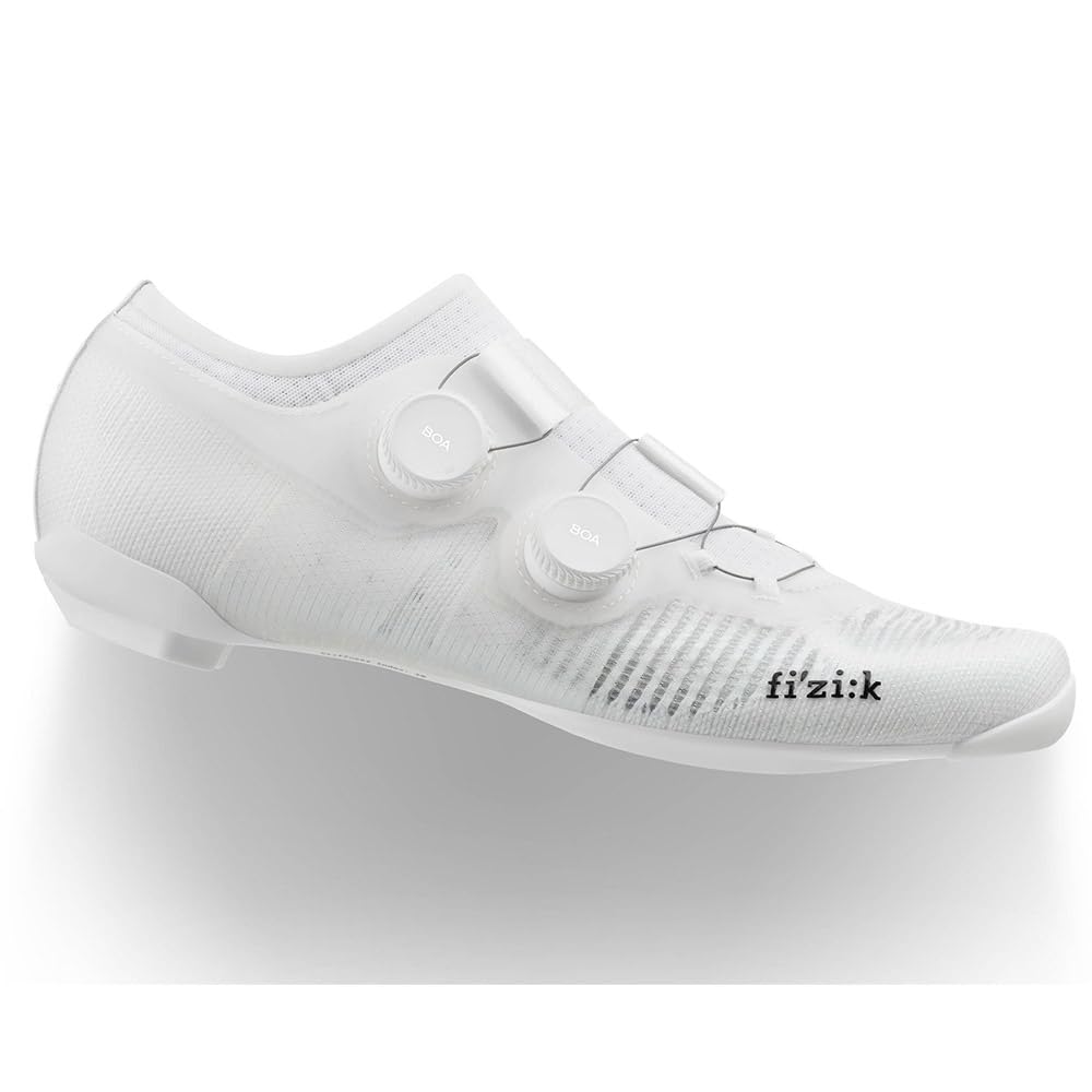 Fizik Vento Vega Carbon White Full Carbon Road Race Cycling Shoes 41.5 (8.5-9 US),