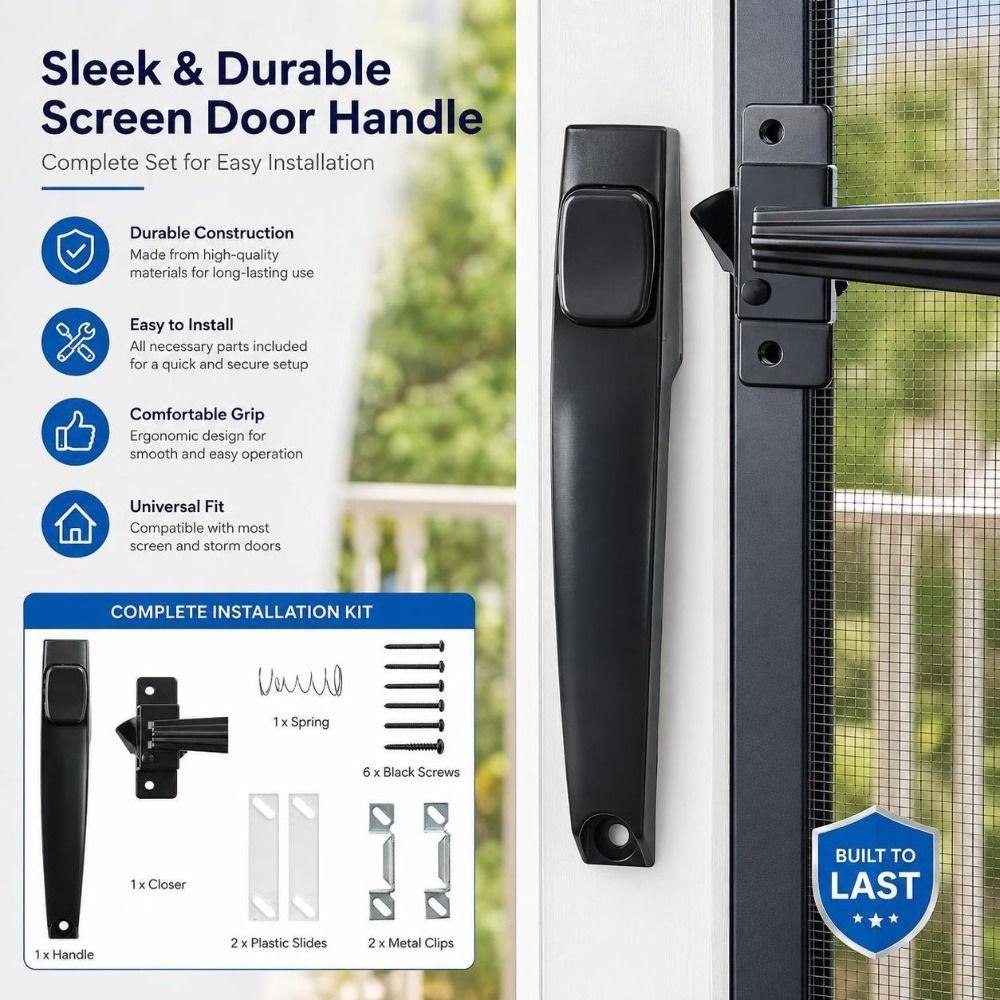 Weatherproof Door Push Button Latch Non-locking Push Button Latch Handle Door Latch Garage