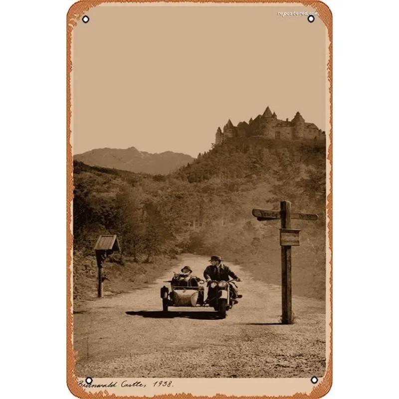 Classic Movie Tinplate Poster Indiana Jones Metal Sign Retro Industrial Wall Decor Plaque Bar Garage Home Tin Sign Art Plates