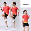 Football Training Clothes Factory Wholesale Quick-drying Breathable Badminton Clothes, Short-sleeved Game Training Table Tennis Clothes, Men and Women