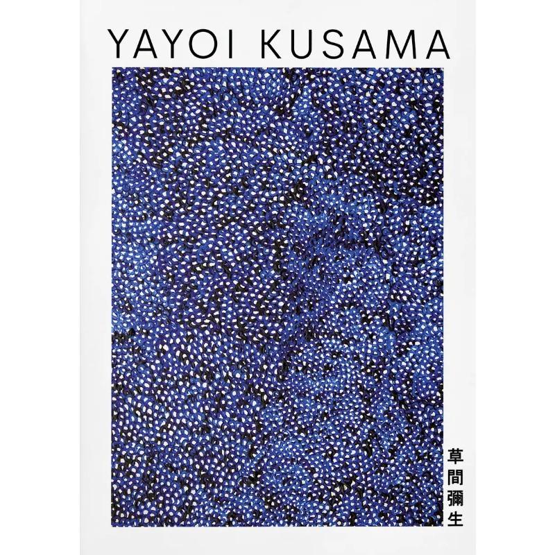 

Vintage Japan Exhibition Canvas Painting Yayoi Kusama Poster Print Katsushika Hokusai Wall Art Picture Living Room Home Decor 21cm×30cm NoFrame