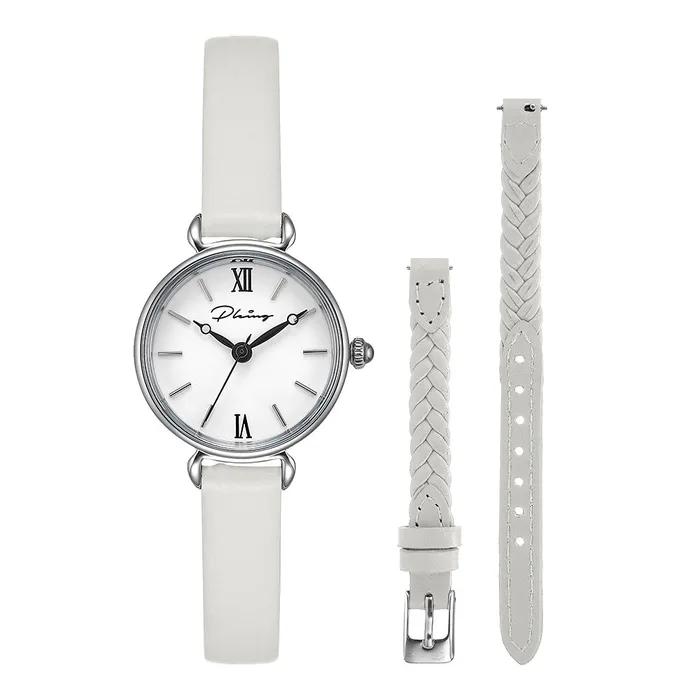 Colored Leather Watch PL021002WTWT
