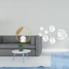 Crystal Ball Sculpture Metal Figurine Desk Ornament Statue Stand for Hallway Fireplace Bedroom