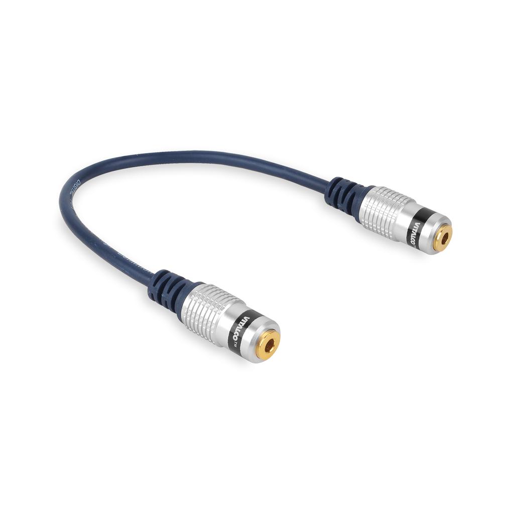 Adapter aux jack 3,5 stereo gniazdo - jack 3,5 stereo gniazdo łącznik vitalco (a2)