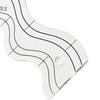 Wavy Sewing Rulers Patchwork Templates Clear Acrylic Quilting Templates For Sewing Machine Quilting And Patchwork Craft