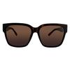 Balenciaga Sunglasses Gray Lenses Black Square Frame Classic Eyewear Men sunglasses BB0056SA-002-56
