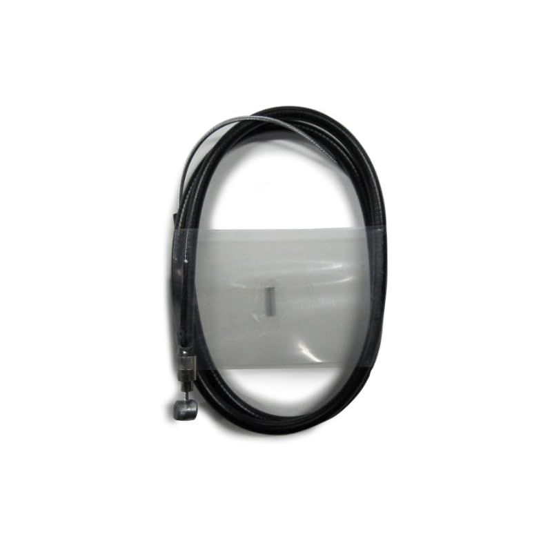 SAGISAKA Bicycle Brake Wire, 65cm, with Liner, Single Wire, Black, 11883