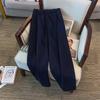 Extra Large Plus Size Women's High Waist Winter Casual Pants with Velvet, Loose Fit, 5137
