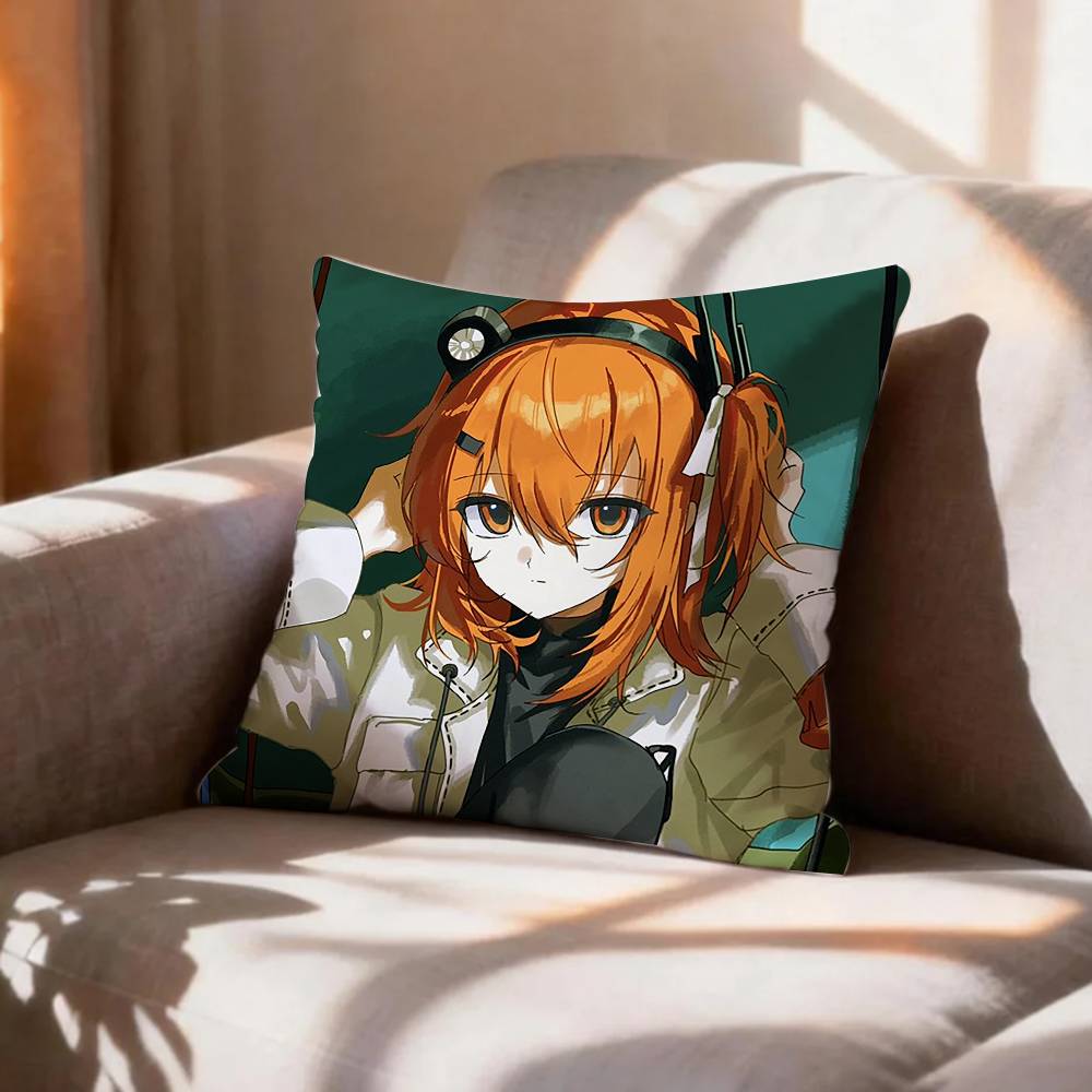 VN DDDLC Girl YYuri   Pillow Case Pattern Printed Pillowcase For Living Room Sofa Cushion Cover