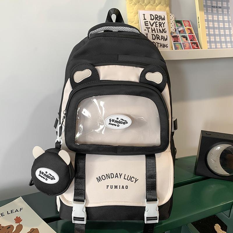 Schoolbag Children Elementary School Girl Junior High School Student Cartoon High Value Ins Pain Bag Backpack