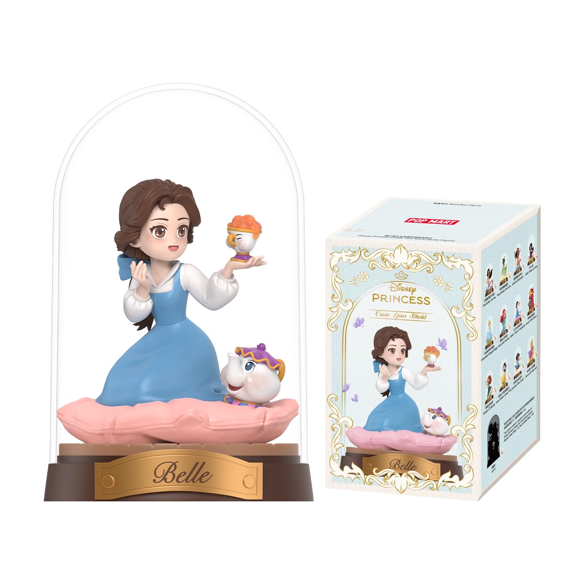 

POP MART Принцессы Диснея Серия Создай свой мир POP MART Гашапон Фигурка-сюрприз Пластиковая модель Премиальная игрушка ПВХ Мягкий винил Оригинальный персонаж
