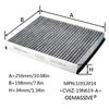 Combo Set Engine Cabin Pollen Air Filter 7M51-9601AC CV6Z-19N619-A For Ford Escape Kuga Focus MK3 Lincoln MKC 2013 - 2018 2019