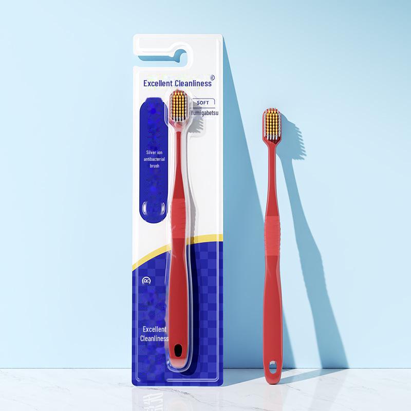 Brosse à dents pour adulte Youjie Youjing Silver Ion avec tête de brosse large pour un nettoyage rapide