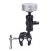 Satellite Clamp Bracket Adapter Set Aluminum Alloy Adjustable Clamp Bracket Kit for Mini for RV Pole Yacht Silver